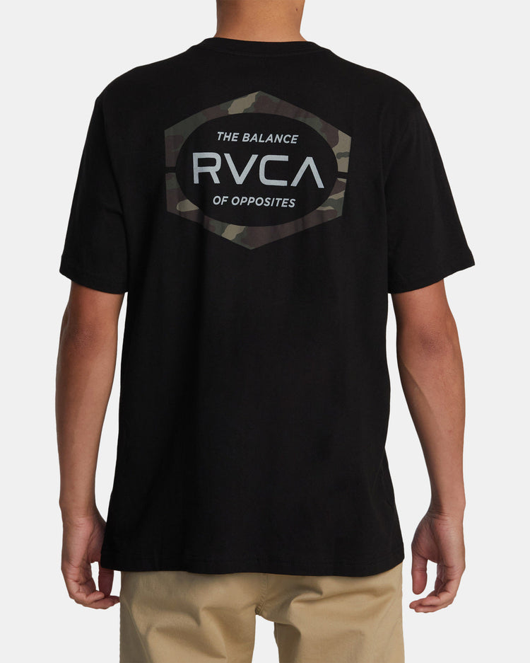 RVCA Mold Short Sleeve T-Shirt - Black