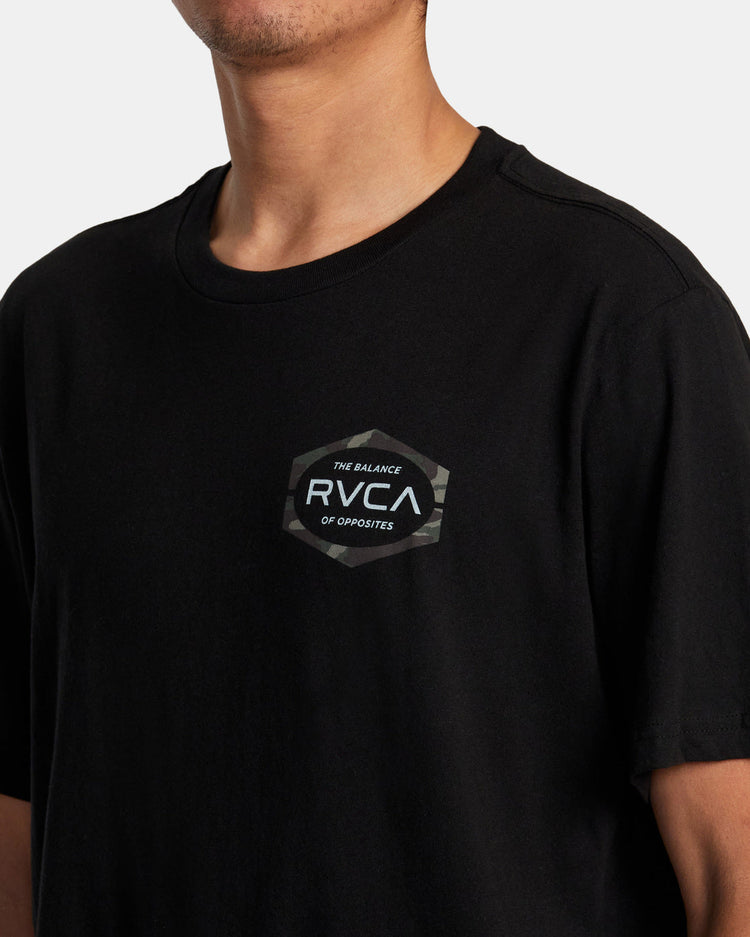 RVCA Mold Short Sleeve T-Shirt - Black