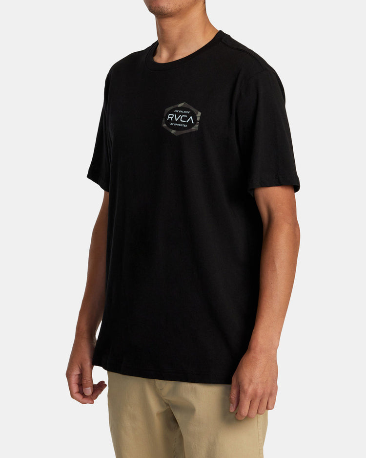 RVCA Mold Short Sleeve T-Shirt - Black