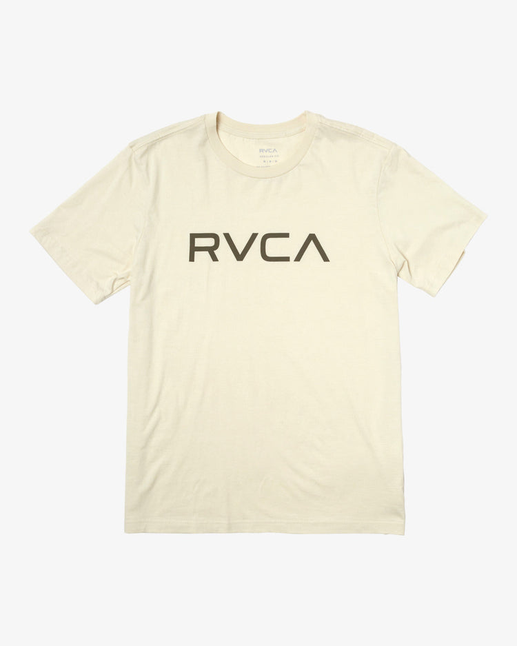 Big RVCA Short Sleeve T-Shirt - Silver Bleach