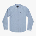 Boys That'll Do Stretch Long Sleeve Shirt - Oxford Blue