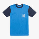 Boys Ollie Colorblock Pocket Tee - French Blue