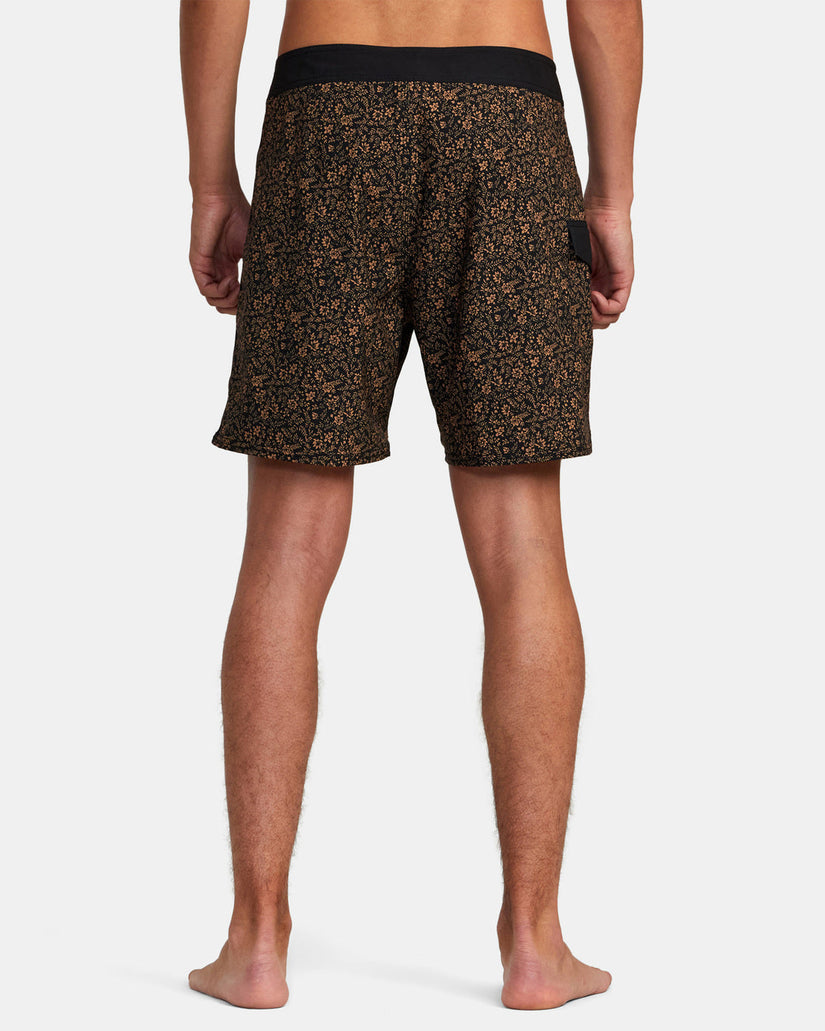 Restless Boardshorts 17" - Floral