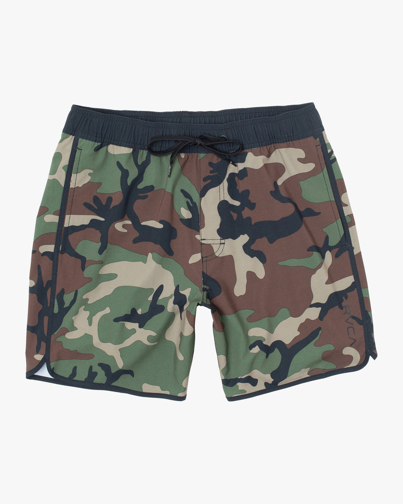 Eastern Elastic Waist Boardshorts 17" - Woodland Camo