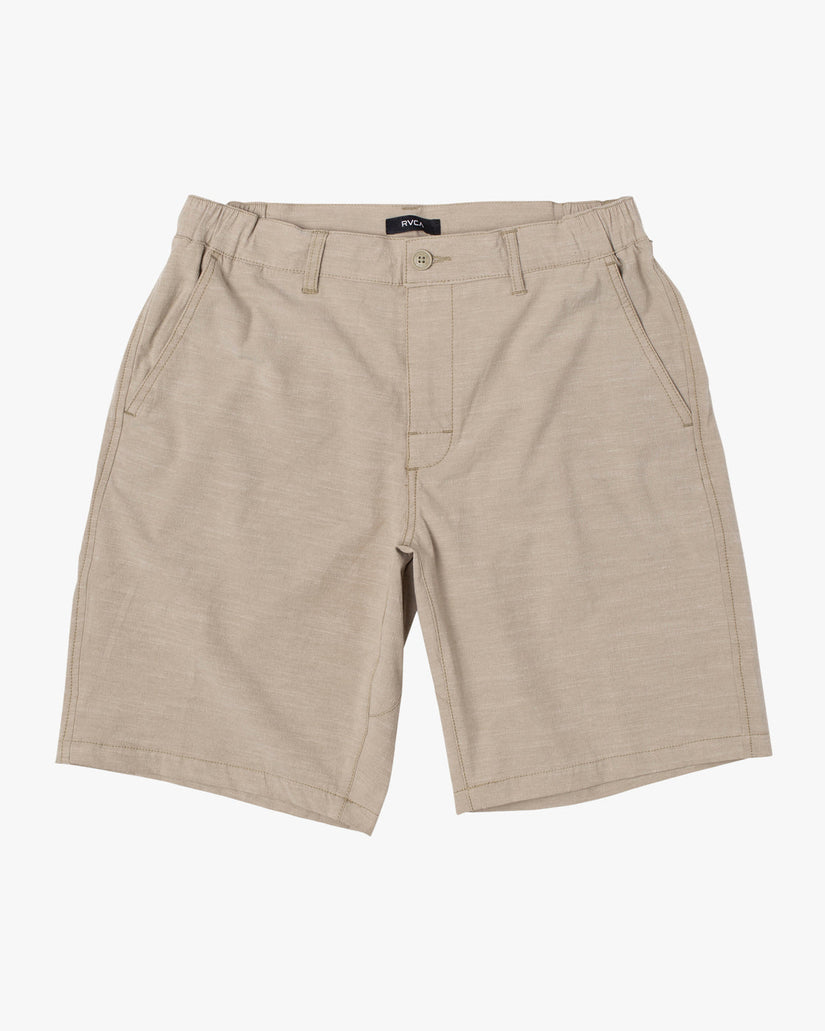 All Time Solid Coastal Hybrid Shorts 19” - Khaki