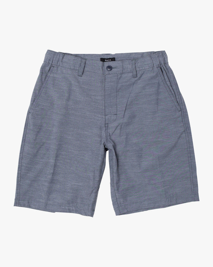 All Time Solid Coastal Hybrid Shorts 19” - Moody Blue