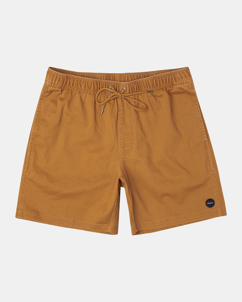 Escape Elastic Waist Walkshorts 17” - Camel