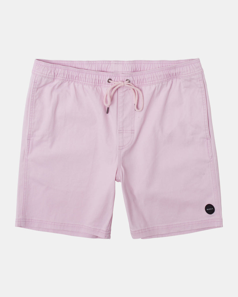 Escape Elastic Waist Walkshorts 17” - Light Pink