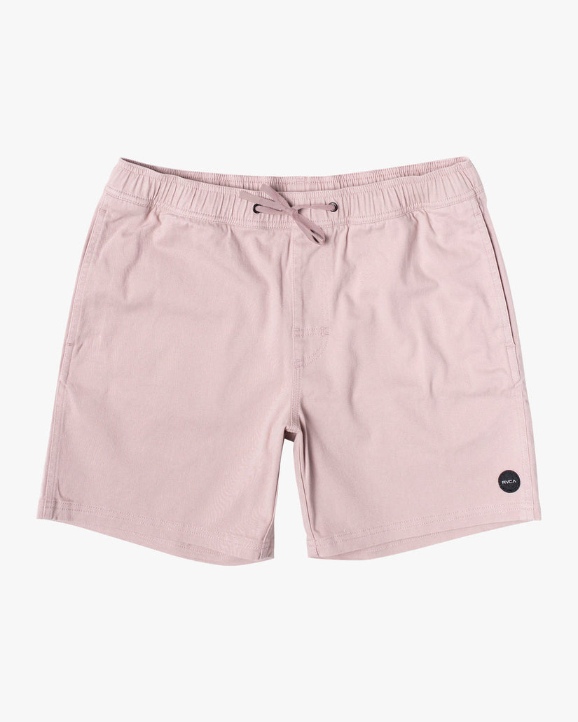 Escape Elastic Waist Walkshorts 17” - Pale Mauve