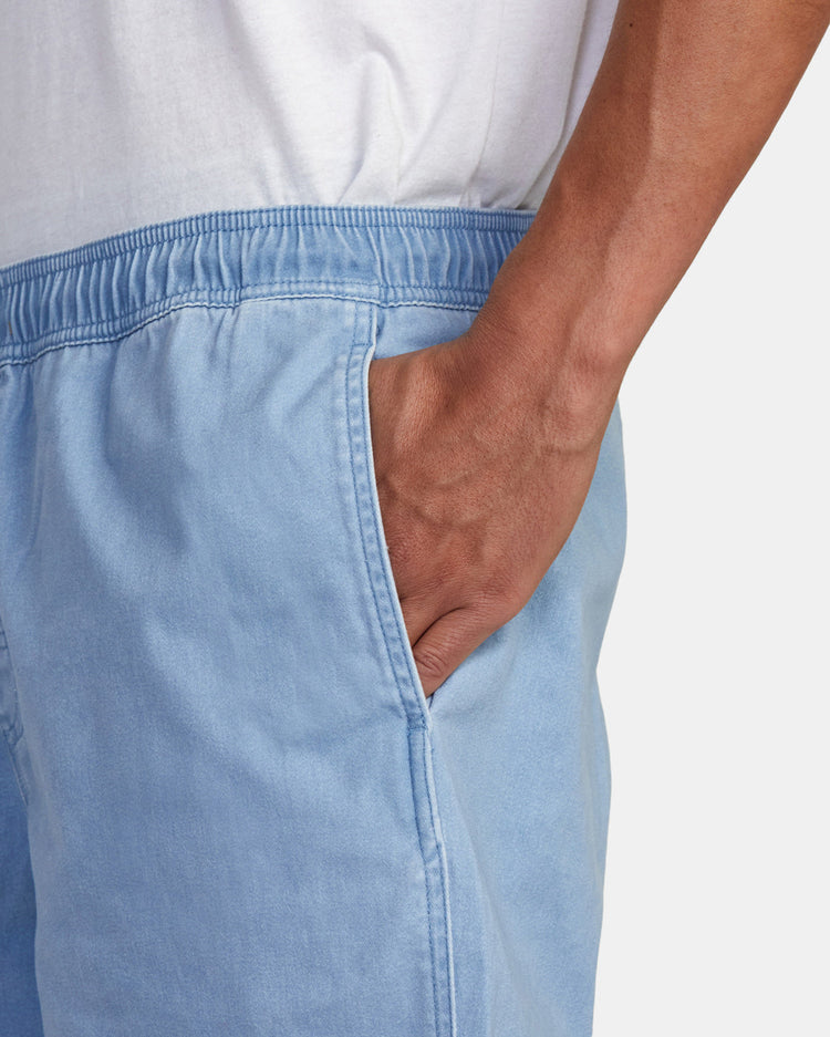 Escape Elastic Waist Walkshorts 17” - Deja Blue