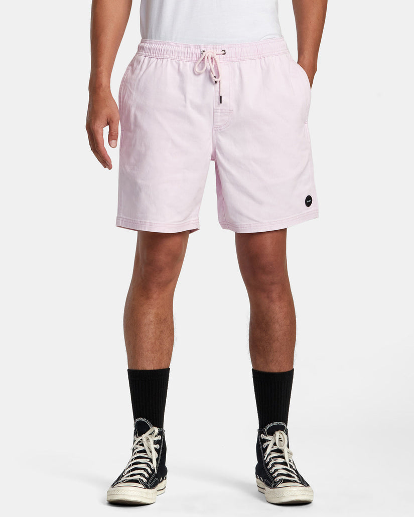 Escape Elastic Waist Walkshorts 17” - Light Pink