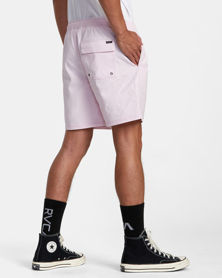 Escape Elastic Waist Walkshorts 17” - Light Pink