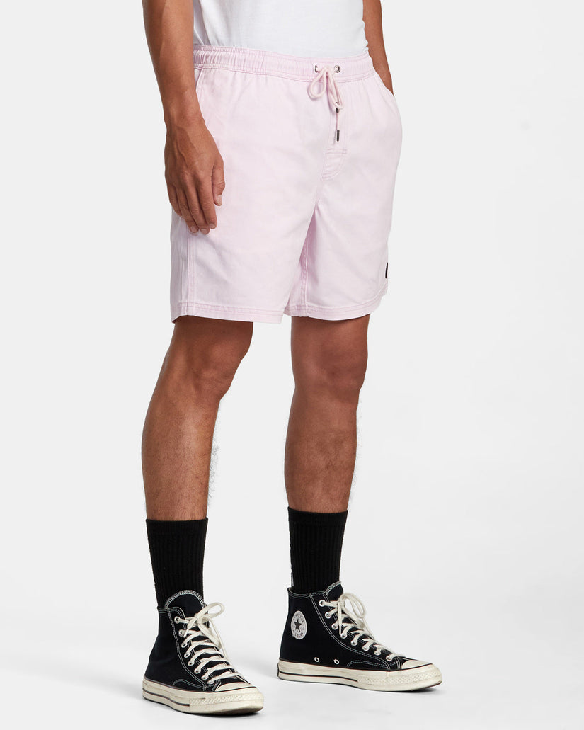 Escape Elastic Waist Walkshorts 17” - Light Pink