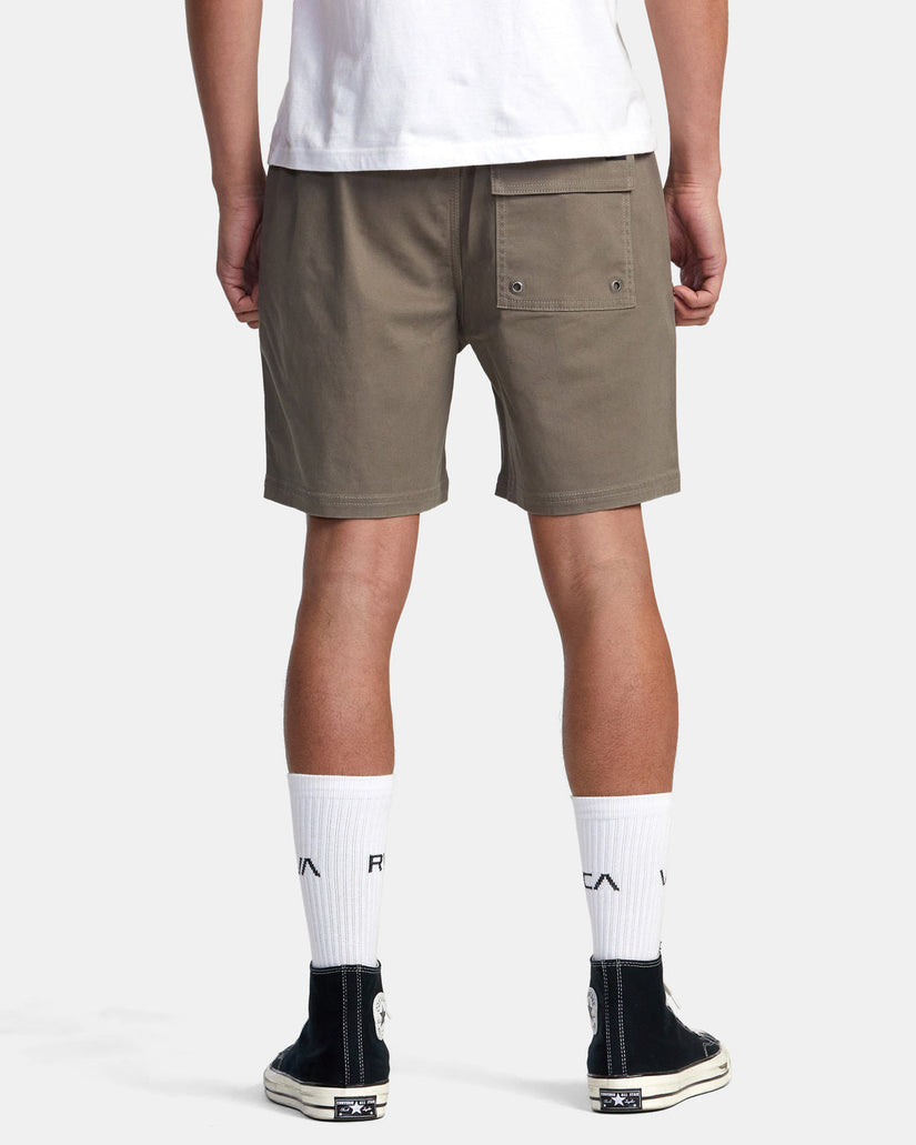 Escape Elastic Waist Walkshorts 17" - Mushroom