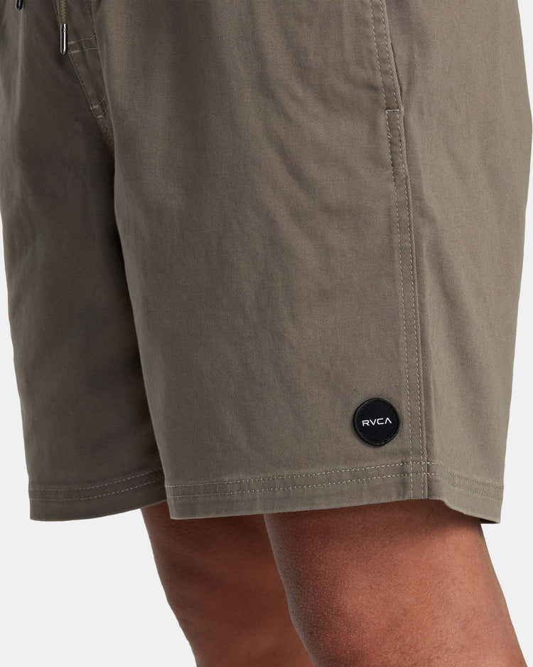 Escape Elastic Waist Walkshorts 17" - Mushroom