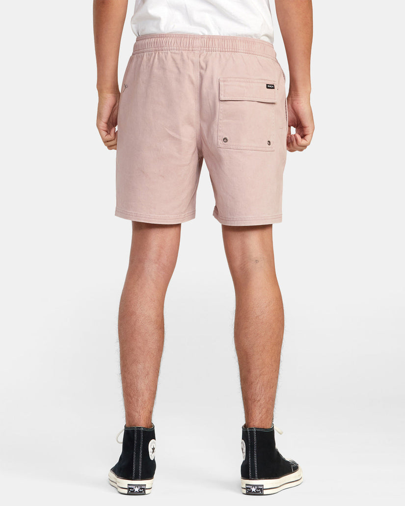 Escape Elastic Waist Walkshorts 17” - Pale Mauve