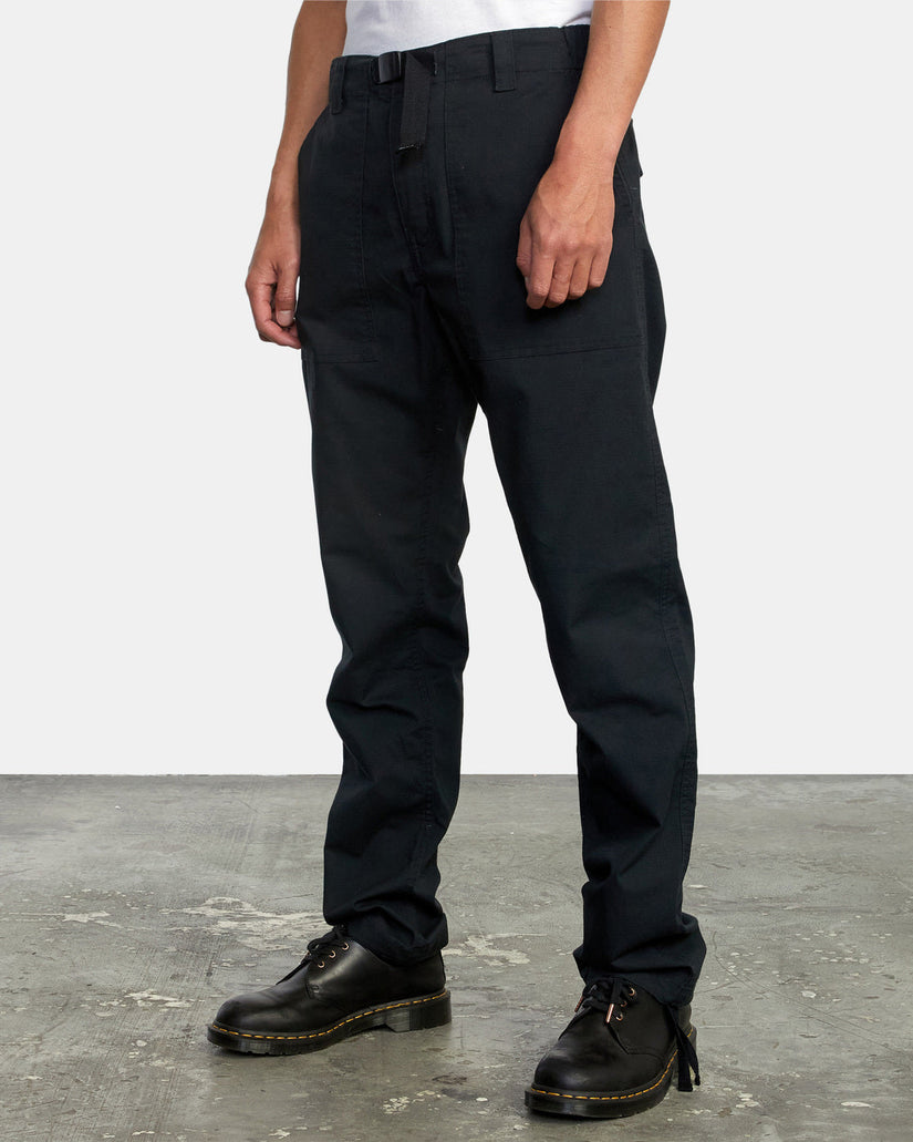 All Time Surplus Straight Fit Pants - RVCA Black