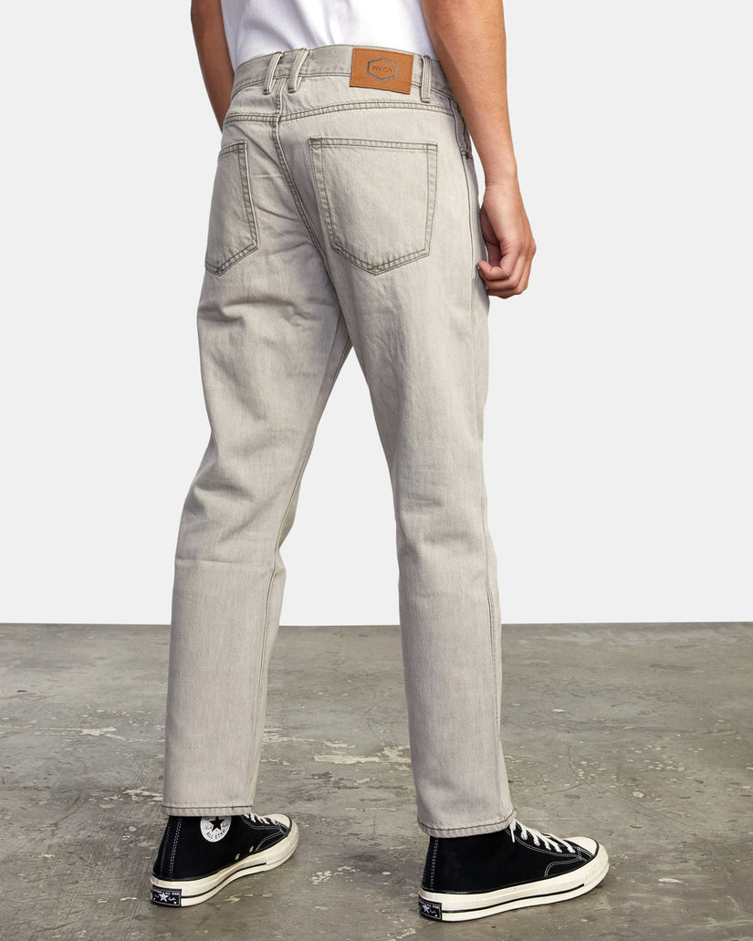 New Dawn Straight Fit Denim Jeans - Mid Grey