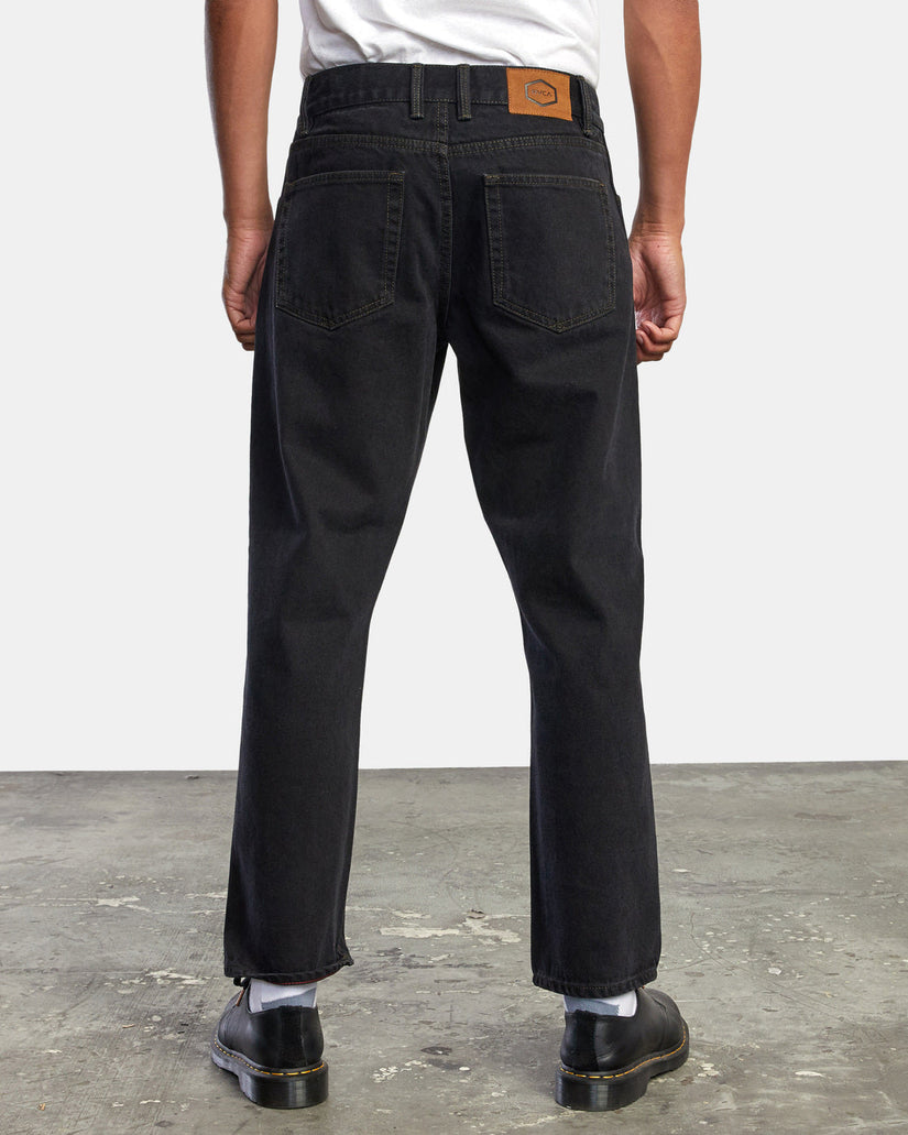 New Dawn Straight Fit Denim Jeans - Vintage Black