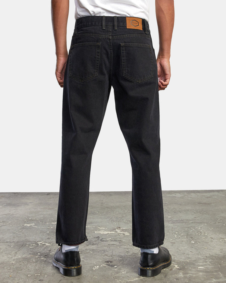 New Dawn Straight Fit Denim Jeans - Vintage Black