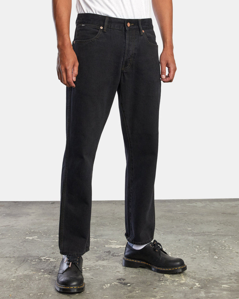 New Dawn Straight Fit Denim Jeans - Vintage Black