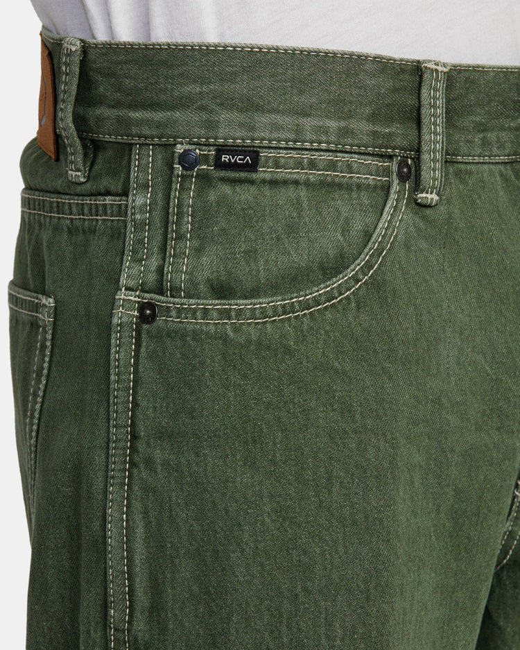 Americana Relaxed Fit Denim Jeans - Cactus