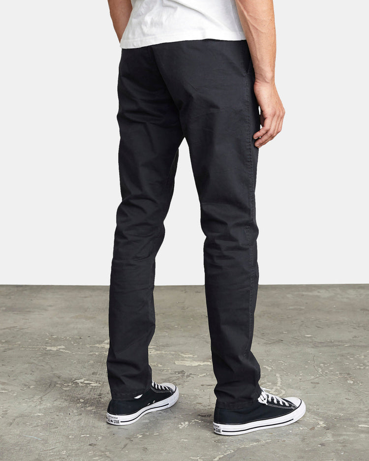 Dagger Slim Fit Chino Pants - RVCA Black