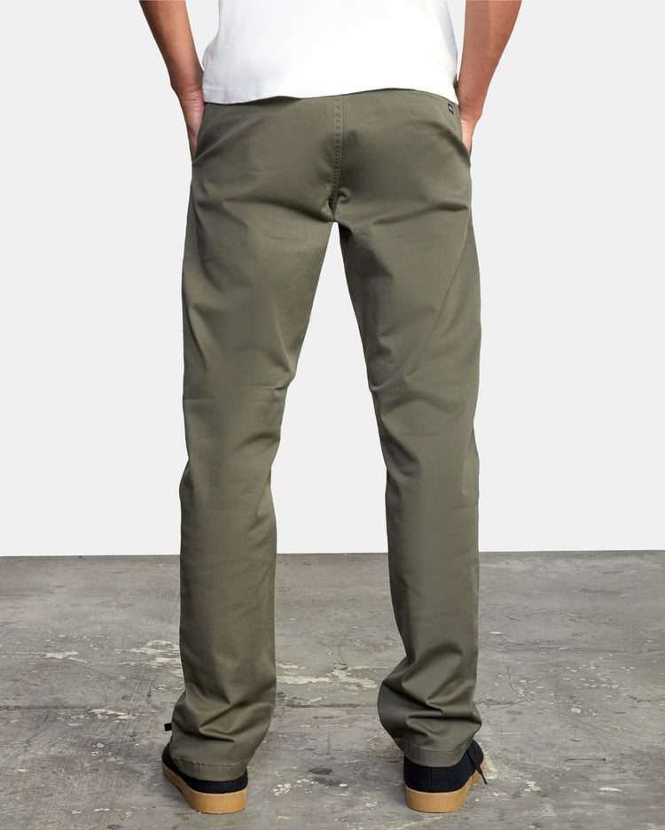 The Week-End Stretch Pants - Olive