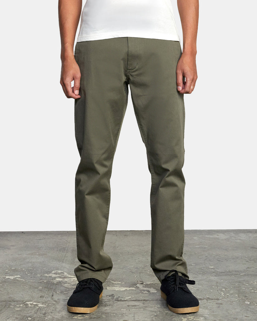 The Week-End Stretch Pants - Olive