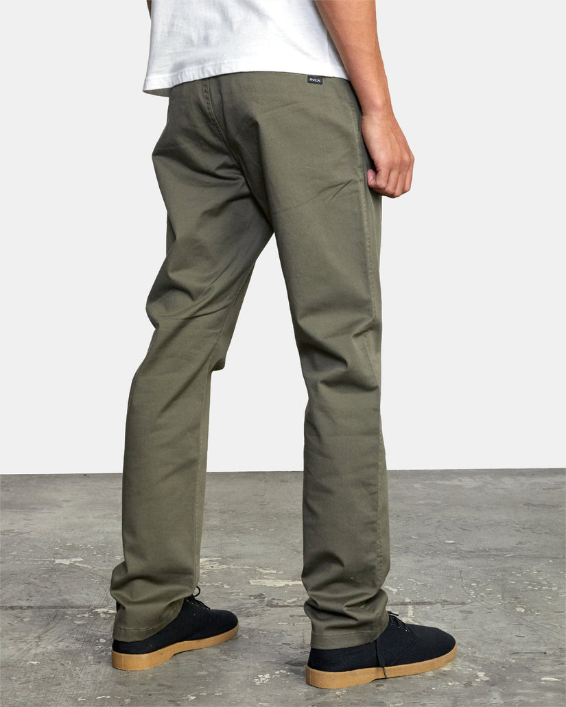 The Week-End Stretch Pants - Olive