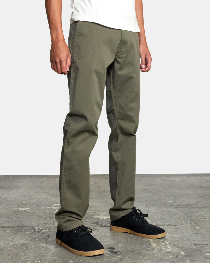 The Week-End Stretch Pants - Olive