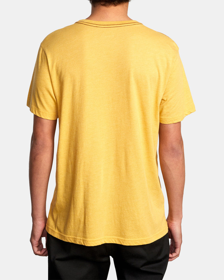 Big RVCA Tee - Vintage Gold