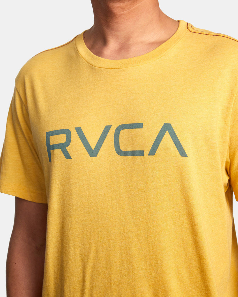 Big RVCA Tee - Vintage Gold