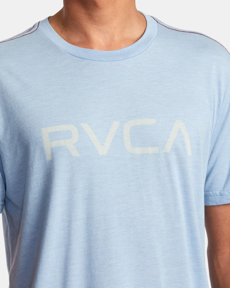 Big RVCA Tee - Ash Blue/Green Tea