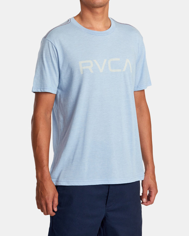 Big RVCA Tee - Ash Blue/Green Tea