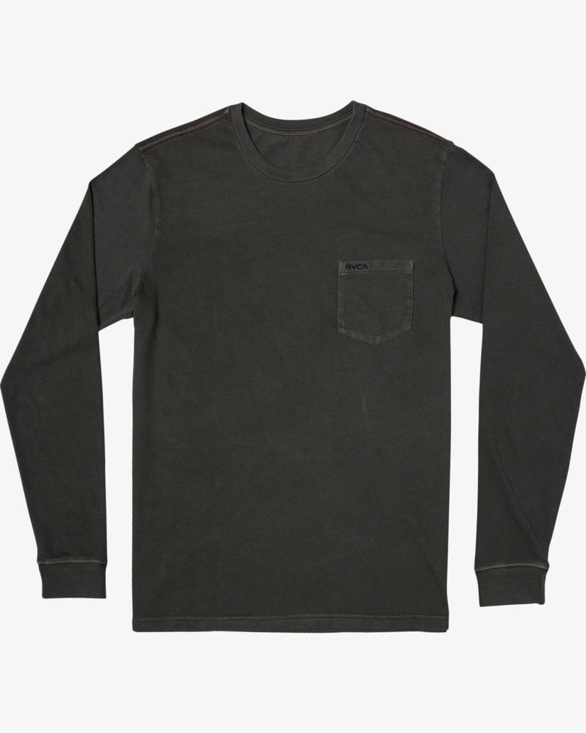 PTC Pigment Long Sleeve Tee - Pirate Black