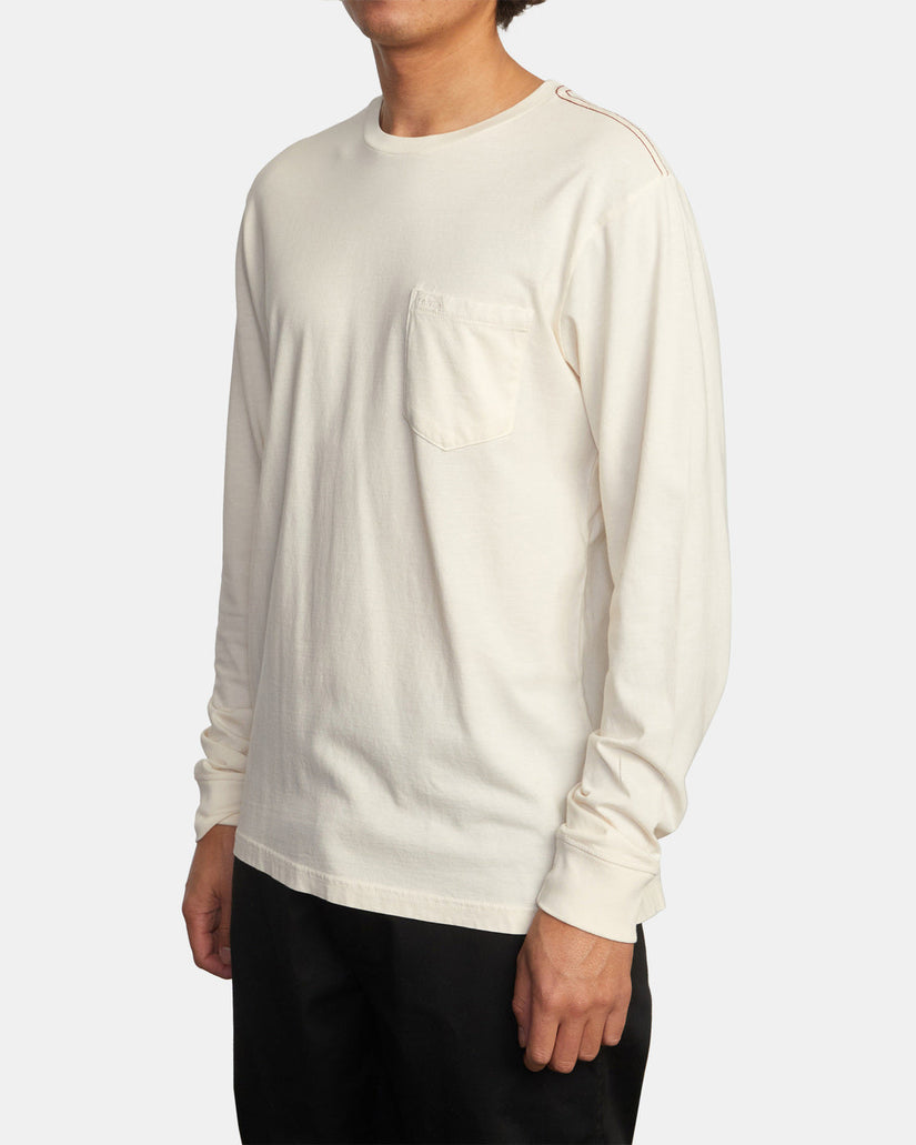 PTC Pigment Long Sleeve Tee - Natural