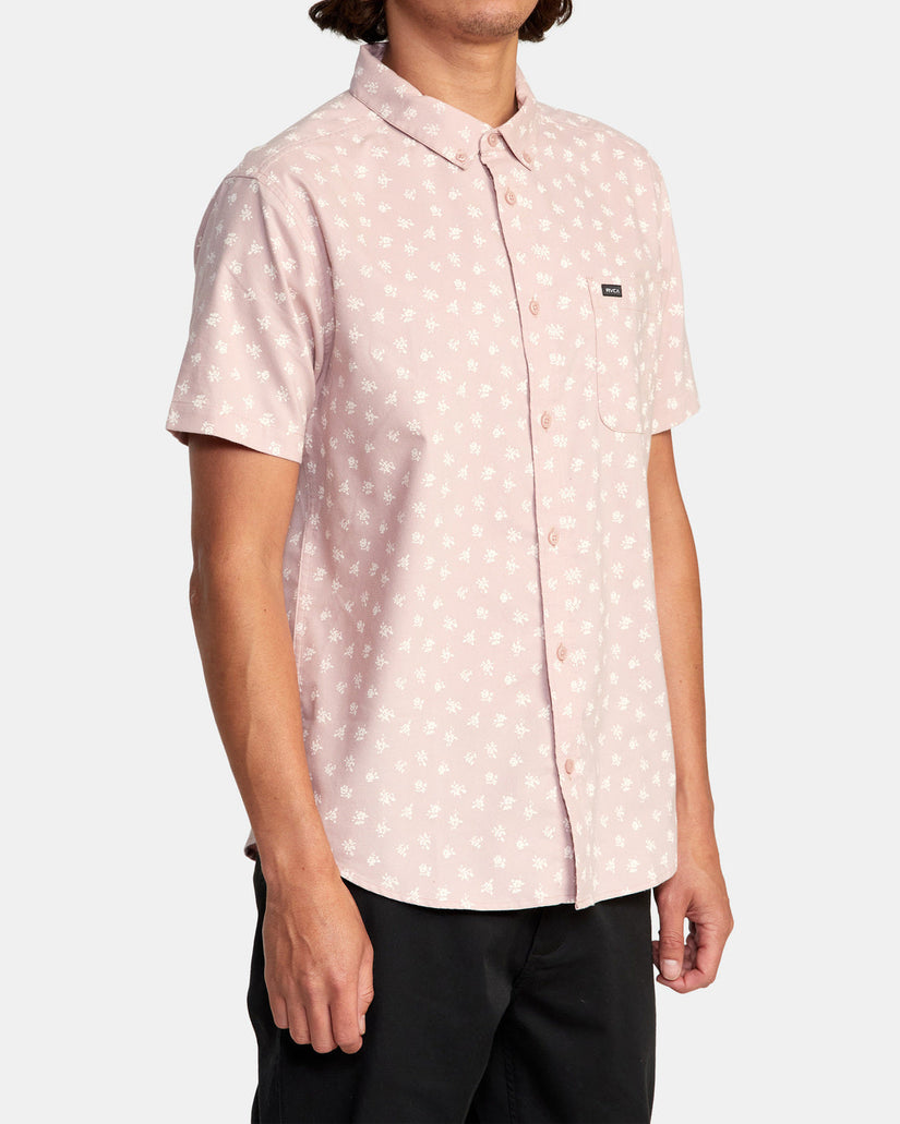 That'll Do Slim Fit Short Sleeve Shirt - Pale Mauve