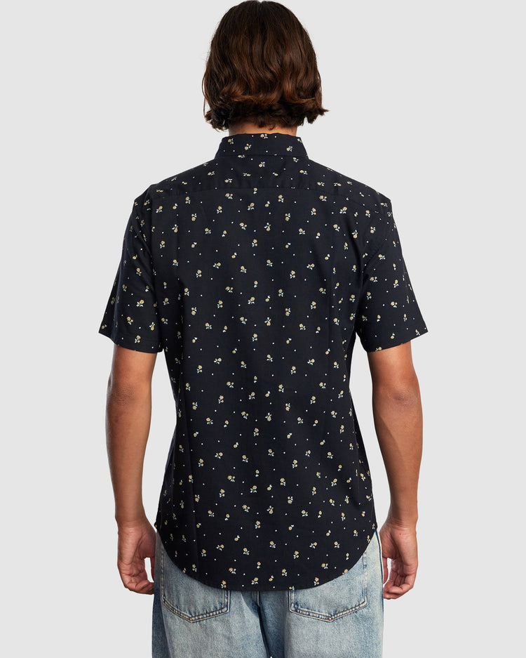 That'll Do Slim Fit Short Sleeve Shirt - RVCA Black