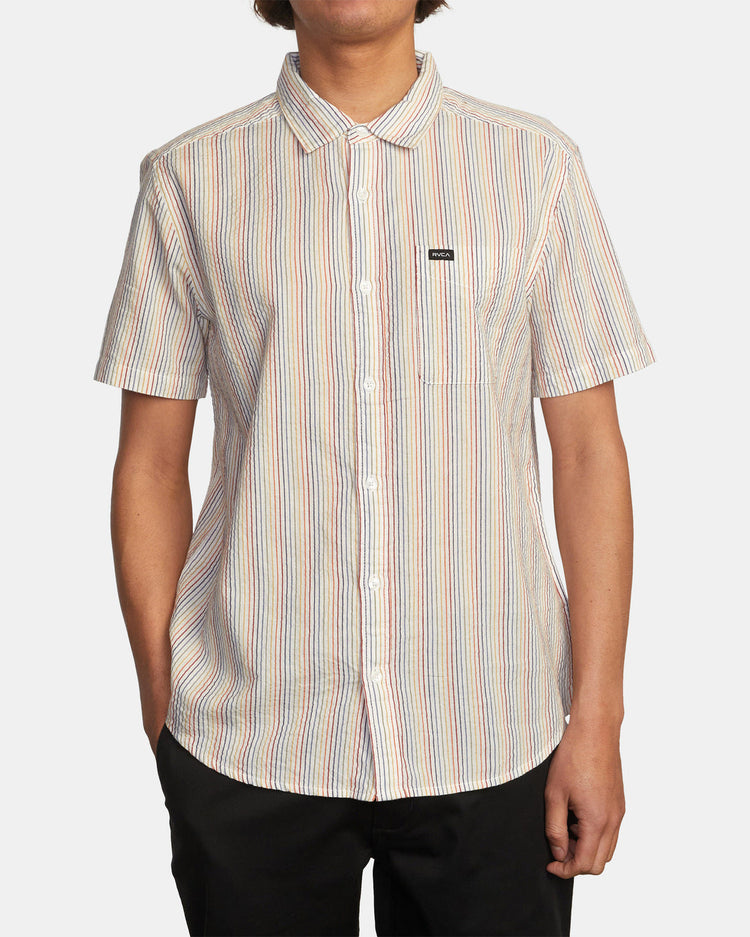 Endless Seersucker Short Sleeve Shirt - Multi