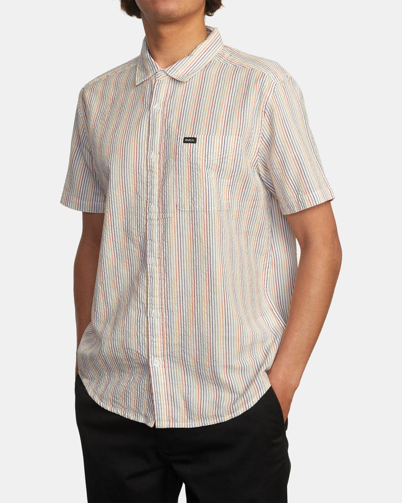 Endless Seersucker Short Sleeve Shirt - Multi