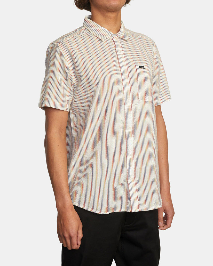 Endless Seersucker Short Sleeve Shirt - Multi