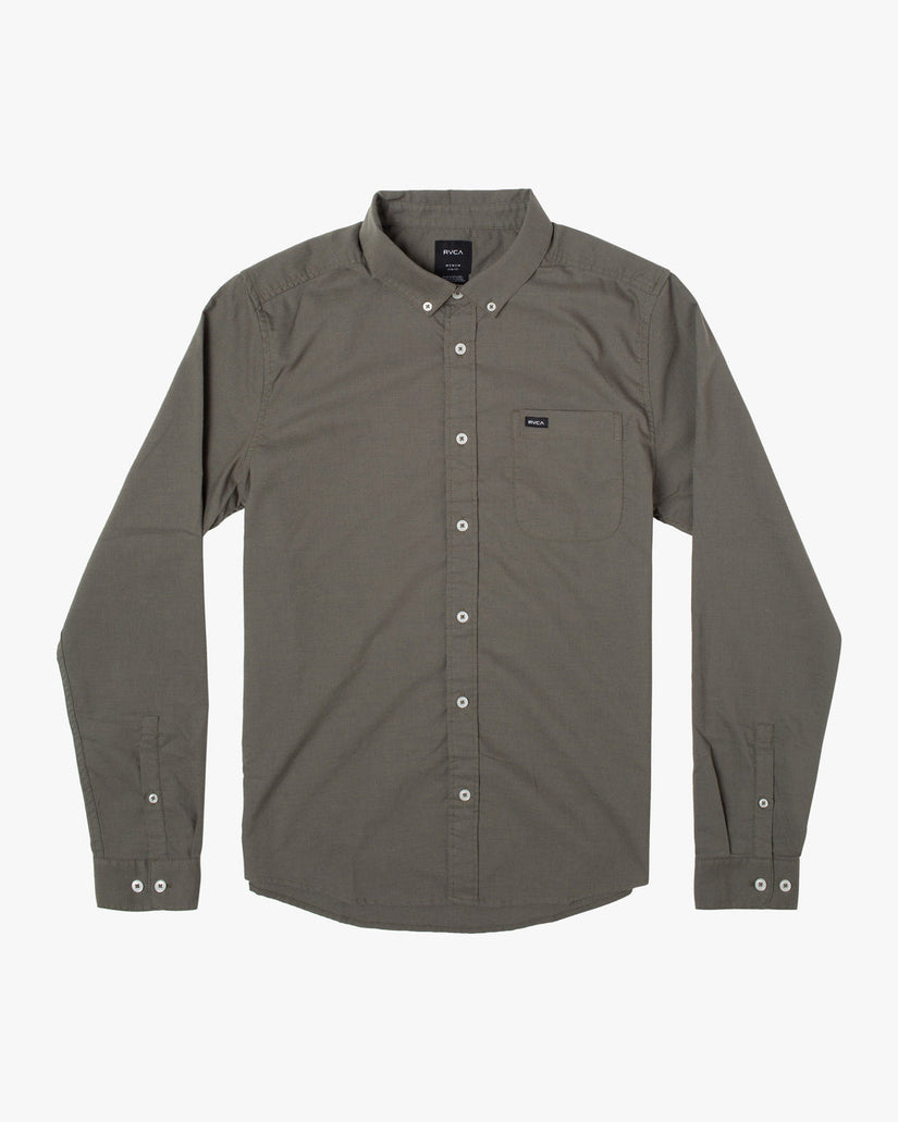 That'll Do Stretch Long Sleeve Shirt - Olive