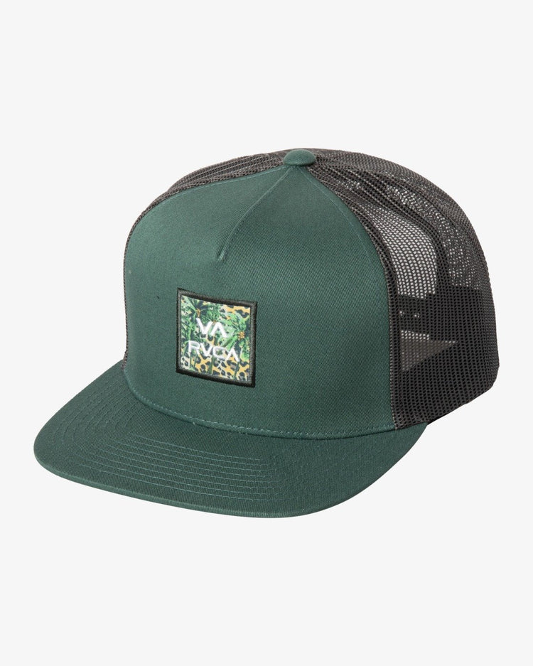 VA All The Way Print Trucker Hat - Spinach