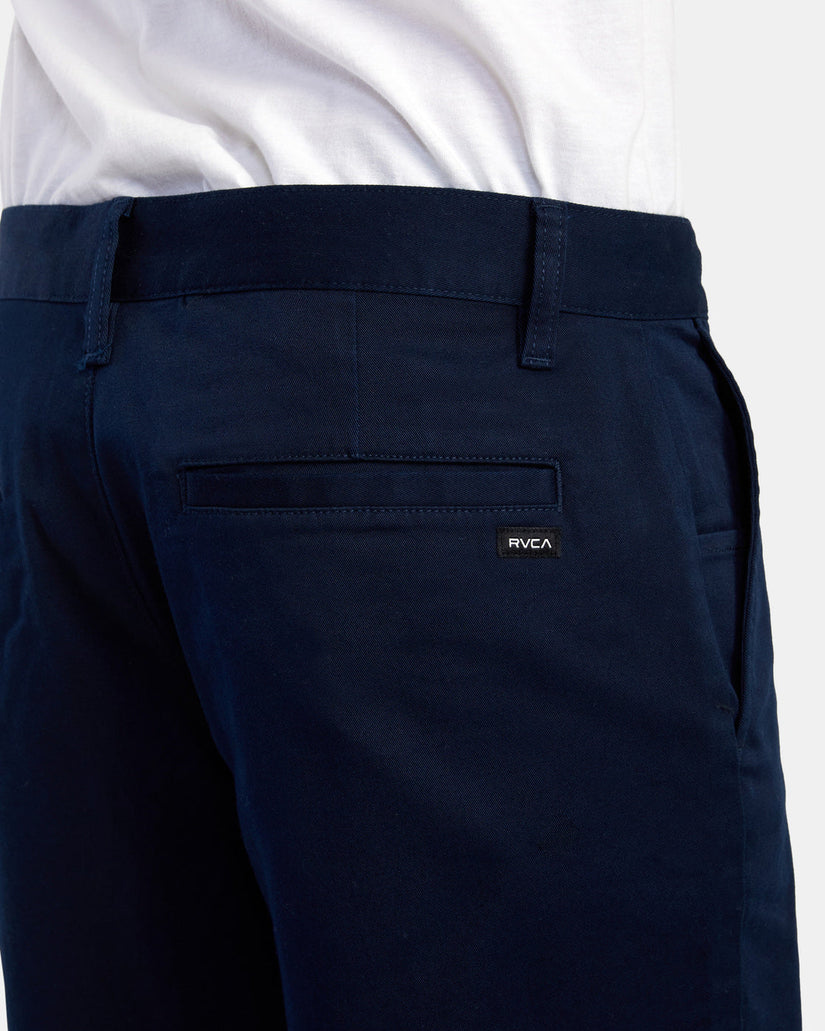 Week-End Stretch Chino Shorts 20” - Navy Marine