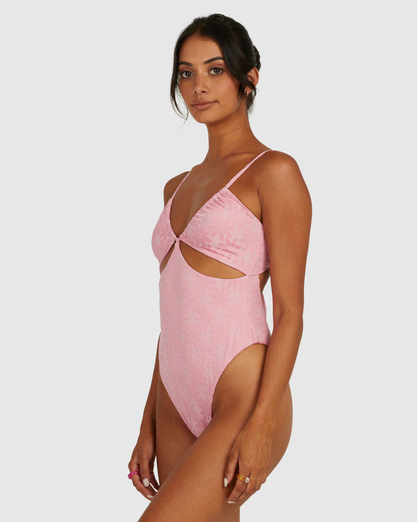 Daisy Cheeky One-Piece Swimsuit - Sea Pink
