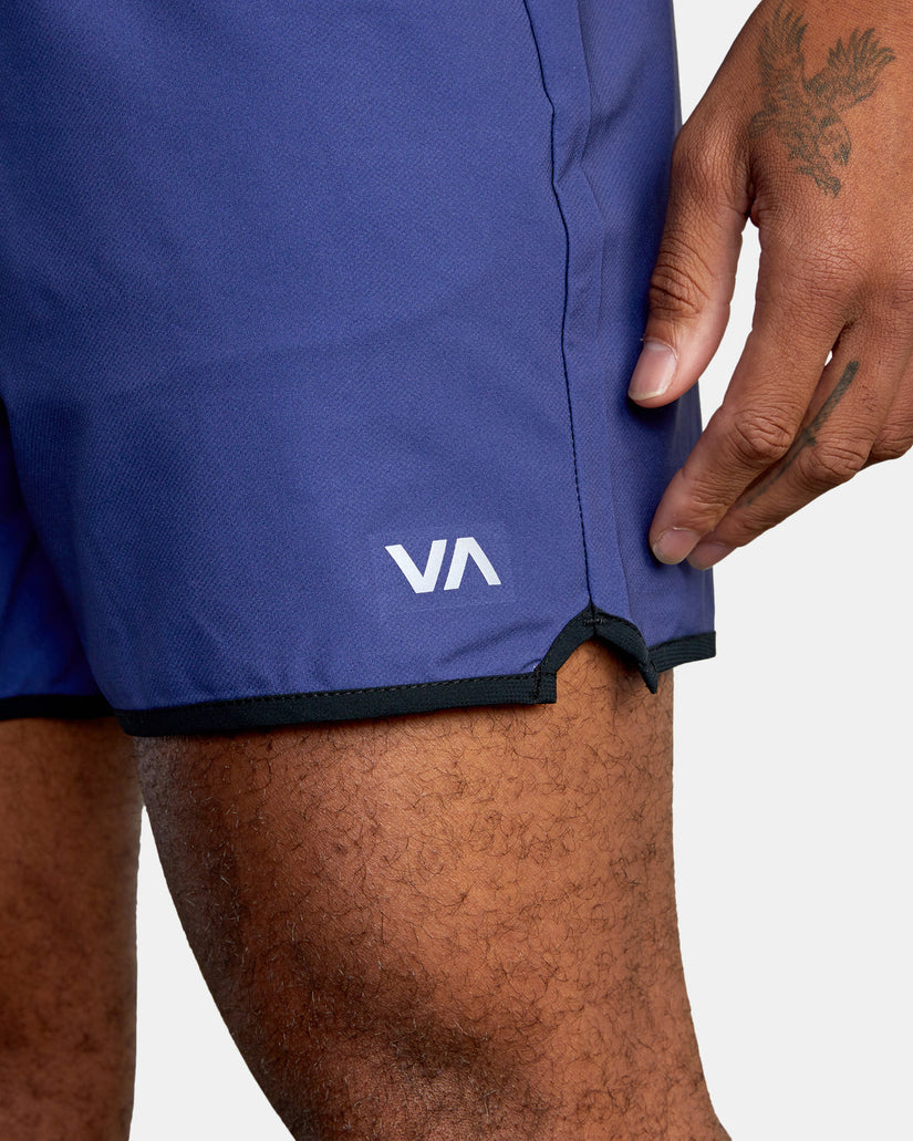 Yogger Stretch Elastic Waist Shorts 17" - Imperial Blocked