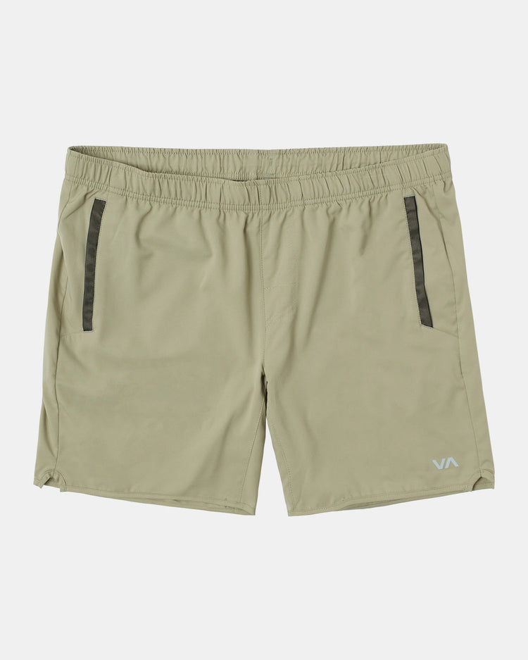 Yogger IV  Elastic Waist Shorts 17" - Grey Army