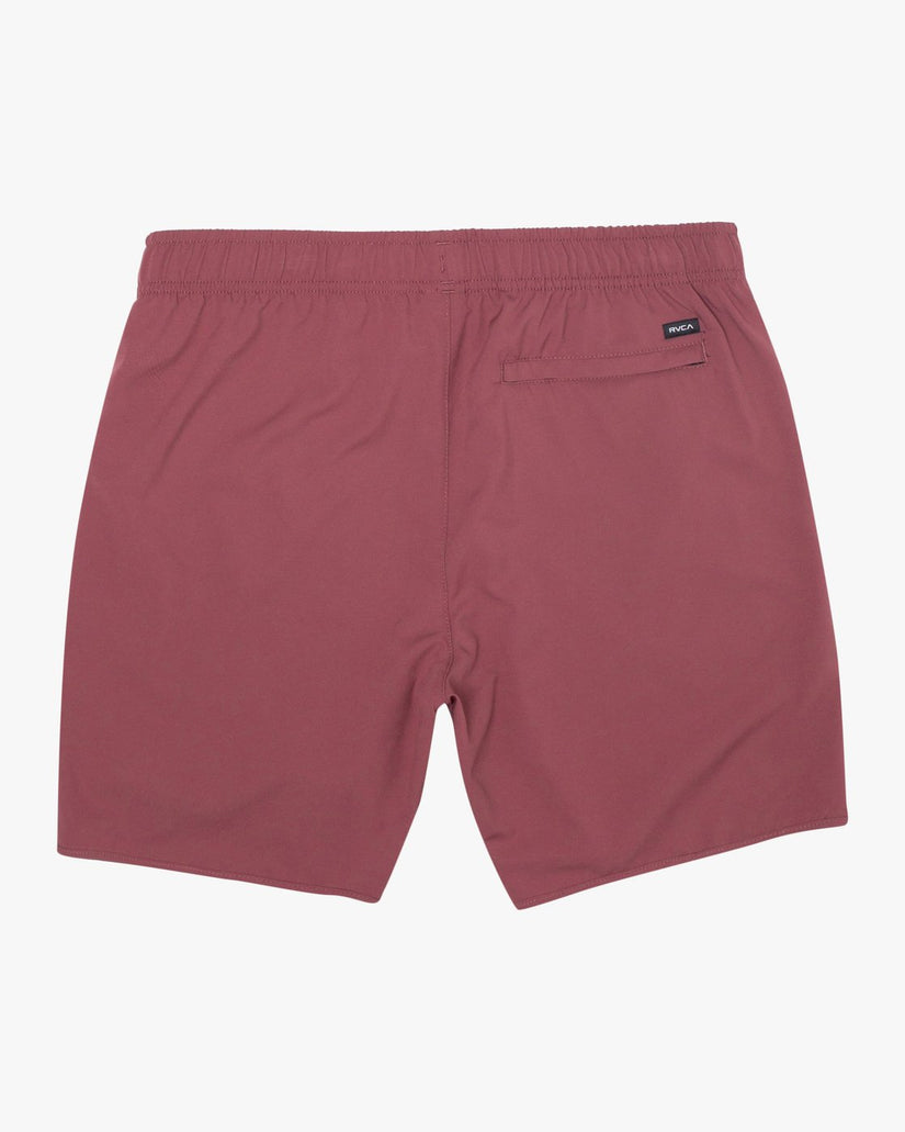 Yogger IV  Elastic Waist Shorts 17" - Wild Ginger