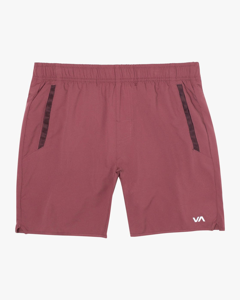 Yogger IV  Elastic Waist Shorts 17" - Wild Ginger